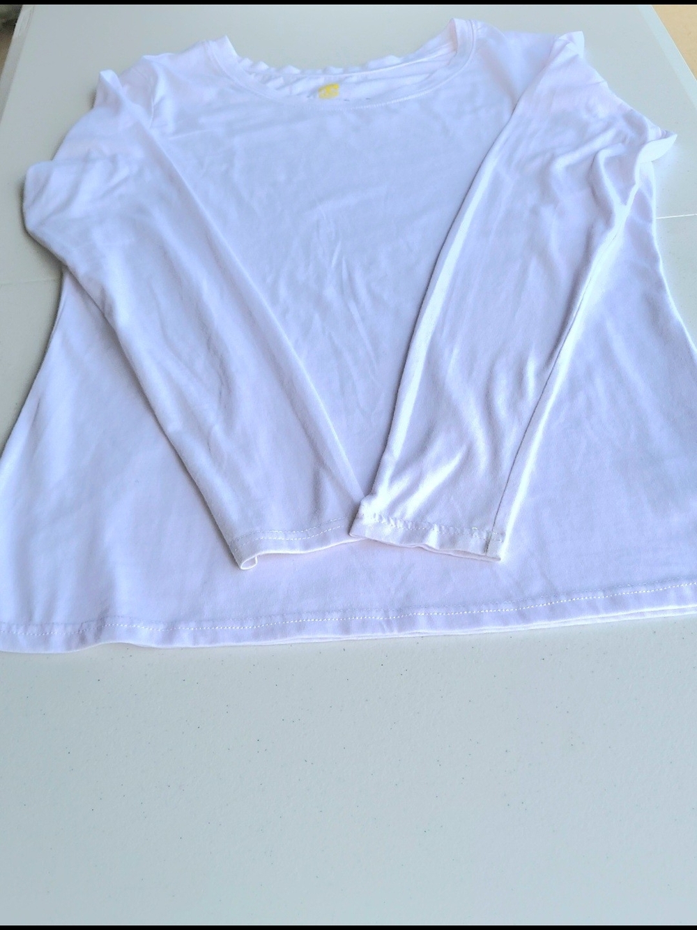 Natural Uniforms White Crew Neck Tee - Modern Fit